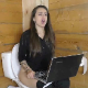An Italian girl sits down on a toilet with her laptop and immediately takes a soft-sounding, crackling shit followed by some piss. In a bonus, second scene, she farts while bending over for the camera Over 7 minutes.